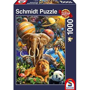 Schmidt Spiele 58988 Wonderbaarlijk universum, puzzel van 1000 stukjes