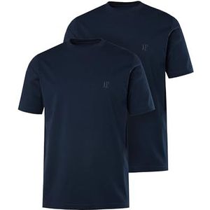 JP 1880, Heren, grote maten, T-shirts, 2 stuks, Donkerblauw, XXL