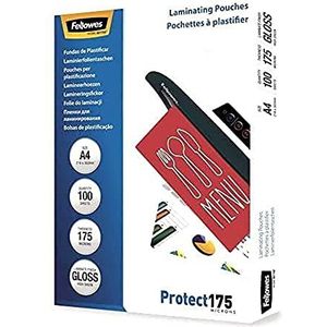 Fellowes 53087 lamineerfolie Protect 175 micron, DIN A4 (pak van 100) A4 / 175 Mikron transparant