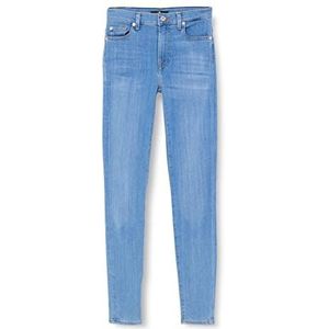 7 For All Mankind HW Skinny Slim Illusion Luxe Jeans, Light Blue, Regular Dames, Lichtblauw, Eén maat