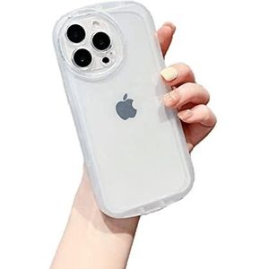 Kristalhelder ontworpen voor iPhone 14 Pro Max hoesje [niet vergelen] [Militaire kwaliteit getest] [Antislip] Harde achterkant en TPU-bumper, slim fit beschermhoes voor iPhone 14 Pro Max 6,7 inch