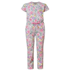 Noppies Eldorado Jumpsuit voor meisjes en meisjes, korte mouwen, all-over prin overalls, Orchid boeket - N181, 92 cm