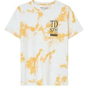 Teddy Smith T-shirt voor jongens T-Valero MC Jr, Imperiaal geel, 10 Jaar