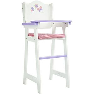 Teamson Kids Kinderstoeltje Voor Babypoppen - Accessoires Voor Poppen - Kinderspeelgoed - Purper/Wit