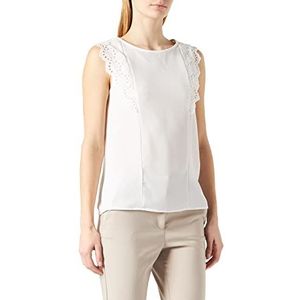 Naf Naf Jeremia SM T-shirt voor dames, ECRU, XS