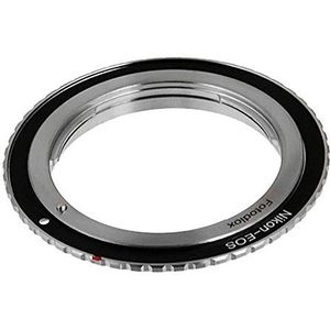 Fotodiox FC10 lensadapter compatibel met Nikon F-lenzen voor EOS EF en EFS Mount Camera's - Inclusief Gen10 Focus Bevestigingschip