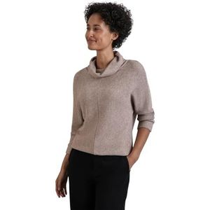 Street One - Gebreid Overhemd - Beige - Dames