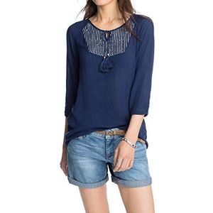 Esprit Regular Fit blouse voor dames met pailletten