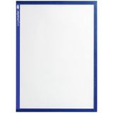 Legamaster 7-635603 Magnetische documentmappen, DIN A4, 5 stuks, blauw frame, transparant pvc-oppervlak