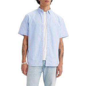 Levi's Heren Ss Authentic overhemd met button-down-kraag, Allure., L