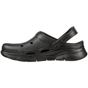 Skechers Arch Fit Valiant Sliding Sandalen voor heren, Zwart, 47.5 EU