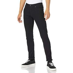 JACK & JONES Heren Jeans, zwart denim, 27W x 30L