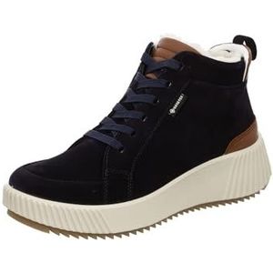 ara Davos-GTX sneakers voor dames, blauw, Nuts, 38 EU breed, Blauwe moeren, 38 EU Breed