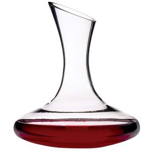 BarCraft luxe wijnkaraf set in geschenkdoos, glas, transparant, 1,5 liter