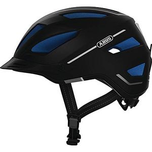 ABUS Pedelec 2.0 Stadshelm - Hoogwaardige E-Bike helm met Achterlicht voor Stadsverkeer - Voor Dames en Heren - Zwart, Maat M​
