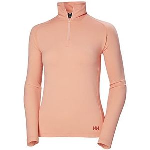 Helly Hansen Dames jas W Verglas 1/2 Zip, Rozenkwarts, XS