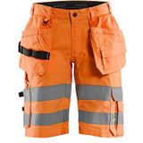 Blaklader 158618115300C58 shorts met hoge zichtbaarheid met stretch, High Vis Orange, maat C58