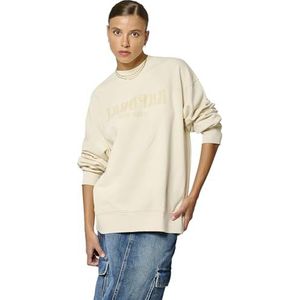 Kaporal, Dames sweatshirt, regular fit, lange mouwen, ronde hals, model Silt, kleur mastic, maat S, Afdichtingsmiddel, S