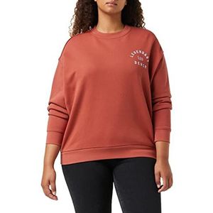 Lee Dames Legendary Denim Crew Sweatshirt, bruin (cinnamon), S