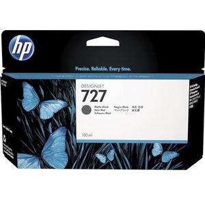HP 727 Large Format Inktcartridge, Mat Zwart (B3P22A) origineel van HP