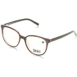 Dkny Unisex DK5059 zonnebril, 001 zwart/koraal laminaat, 51, 001 Black/Coral Laminaat, 51