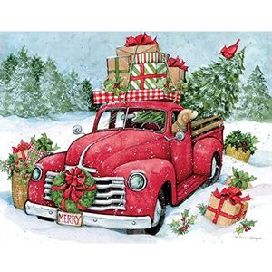 LANG Kerst Truck Boxed Kerstkaarten (1004897)