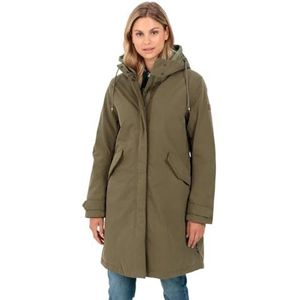 camel active Functionele damesjas van een organische katoenmix, groen, 34
