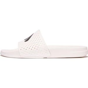 Fitflop iQUSHION Mens pijl zwembad glijbanen sandaal, stedelijk wit, 11,5 UK, Urban Wit, 46 EU