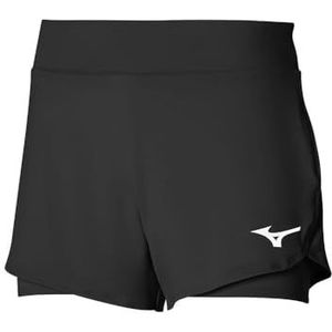 Mizuno Flex Casual Shorts voor dames, Zwart, S