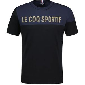 Le Coq Sportif Noel SP Tee SS N 1, T-shirt, Sky Captain/Zwart, S