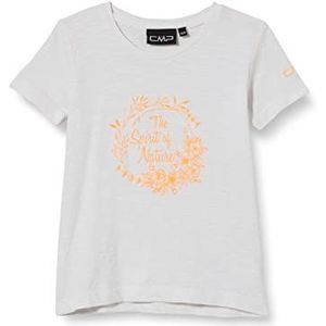 CMP - Jersey T-shirt voor kinderen, wit, 104