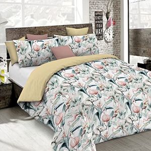 Italian Bed Linen Beddengoedset voor Frans bed, motief: Denny