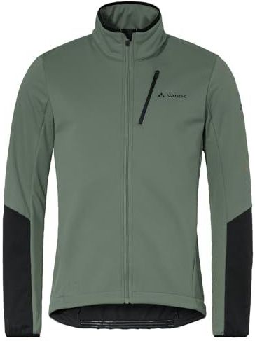Vaude - Matera II - Softshell Jas - Groen - 100% Winddicht, Ademend, Waterafstotend, Gerecycled Materiaal