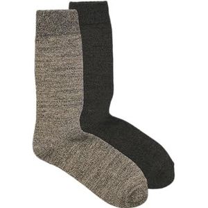 JACK & JONES Jacjefrey Winter Socks 2 Pack, Cloud Cream, One size