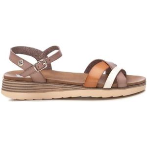 XTI 14284801 Platte sandalen voor dames, Beige 18, 39 EU