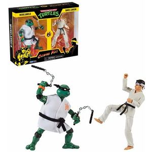 Turtles TUN00000 TMNT Cobra Kai 2-Packs Mikey vs Danny LaRusso, meerkleurig