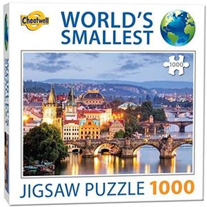 Cheatwell Games World's Smallest 1000 Piece Puzzle Prague Bridges