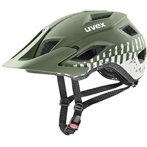 uvex access - lichte MTB-helm voor dames en heren - individueel passysteem - geoptimaliseerde ventilatie - moss green-white matt - 57-62 cm