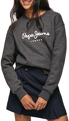 Pepe Jeans Nanette N Sweatshirt, dames, 999 Zwart, XS