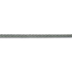 Chapuis BC01 hefkabel, verzinkt staal, werkbelasting, weergave, grijs, 200 m/Ø 1 mm