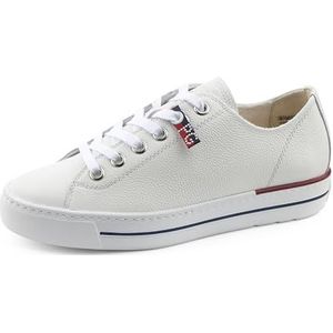 Paul Green DAMES Veterschoenen, Vrouwen Comfortschoen,comfortabele lage schoen,veters,comfortabel,Weiß (WHITE),38 EU / 5 UK