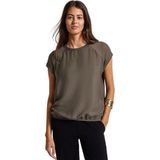 Street One - Blouseshirt - Blauw - Viscosemix