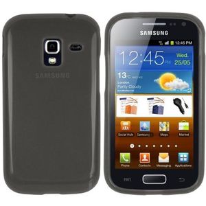 Mumbi cover compatibel met Samsung Galaxy Ace 2 mobiele telefoon case telefoonhoes, transparant zwart