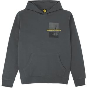 Borussia Dortmund Heren BVB Nostalgie Hoodie Antraciet Hoodie, antraciet, S