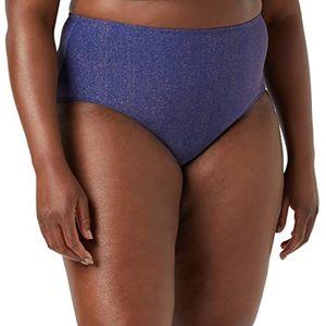 Sans Complexe Bikinibroekje met hoge taille voor dames, Bleu Sodaliet, 38/40