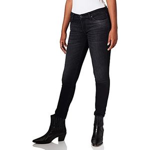 7 For All Mankind Pyper Crop Slim Illusion Upbeat Jeans voor dames, zwart, 29W x 30L