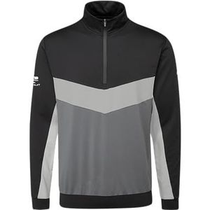 Stuburt Heren patrijs lichtgewicht vochtafvoerende tussenlaag trui, Zwart, S