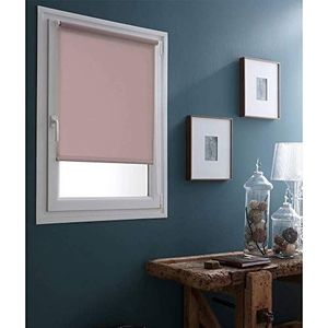 Madecostore Rolgordijn ondoorzichtig, roze, L 45 x H 170 cm (stof L 42 cm)