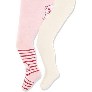 Playshoes Unisex baby warme thermische ijsbeer panty (verpakking van 2), beige (origineel 900), 62/68 cm