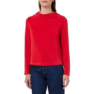 s.Oliver Sales GmbH & Co. KG/s.Oliver Dames sweatshirt met watervalkraag sweatshirt met watervalkraag, rood, 38